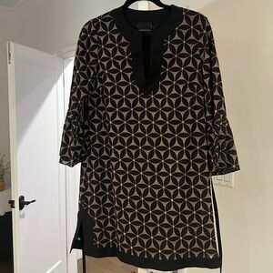 Anna Sui x Anthropologie embroidered shift dress size 4